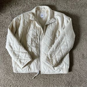 Gap quilted bomber jacket